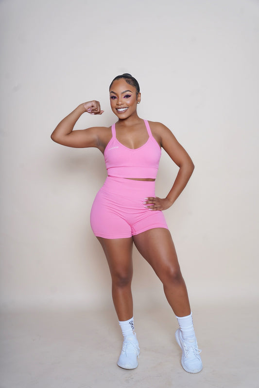 Seamless Pink Shorts