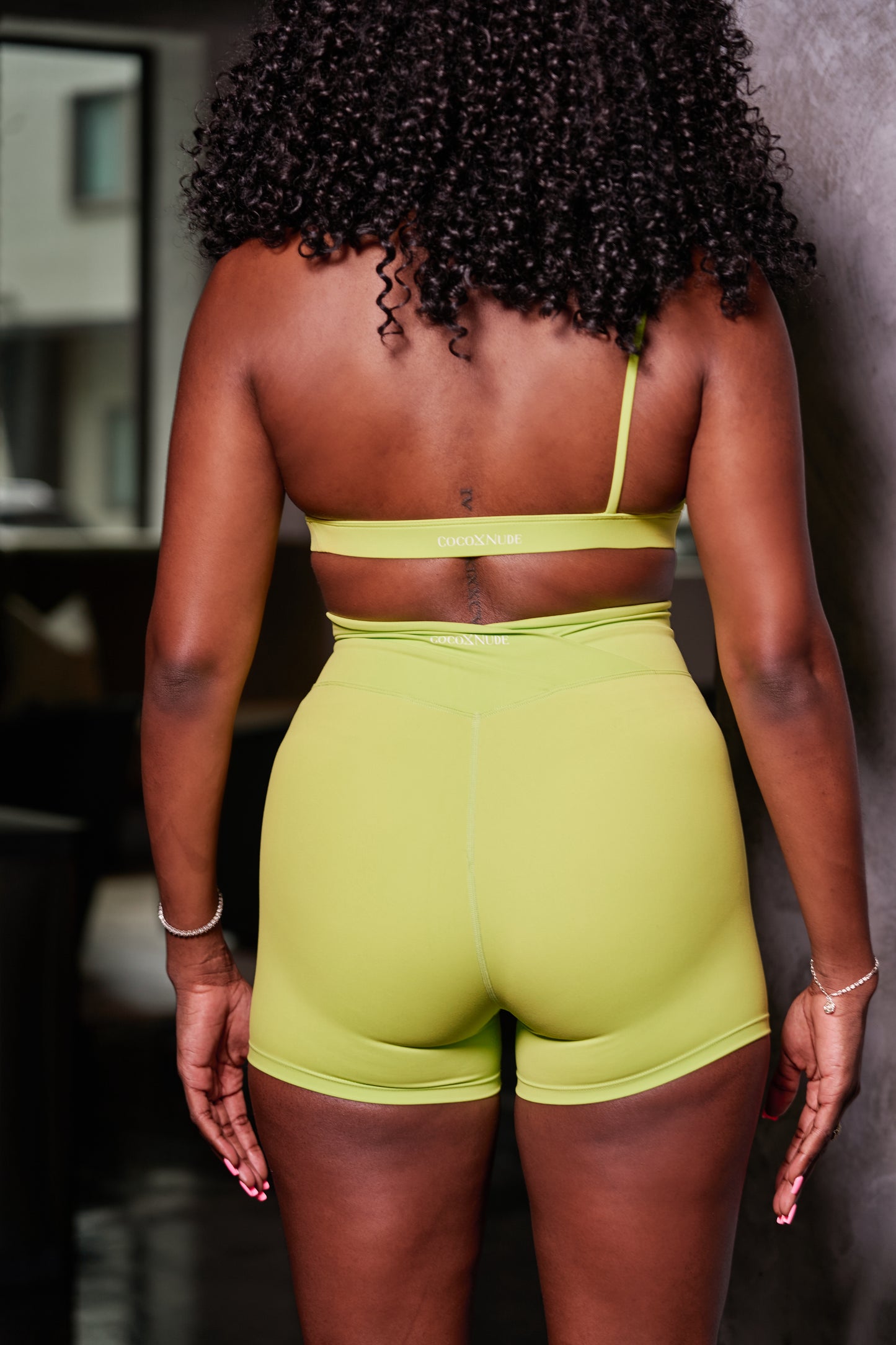 Allure One-Shoulder Shorts Set