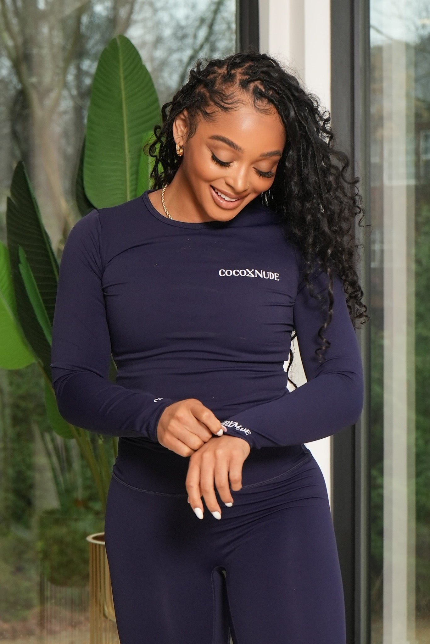 Navy Winter Long Sleeve Set