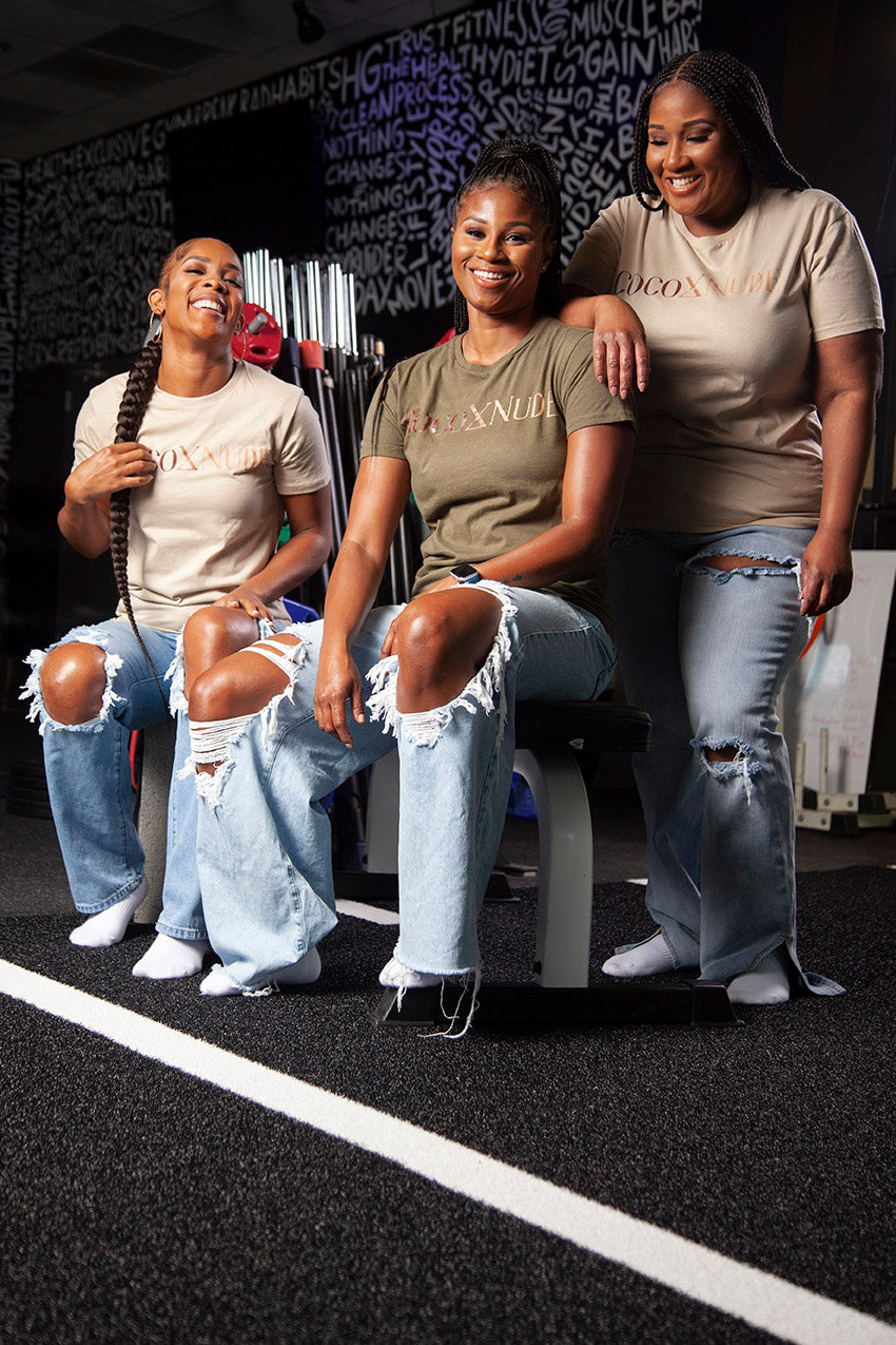 Coco X Nude Crew Neck T-Shirts