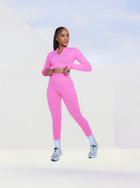 Seamless Pink Leggings