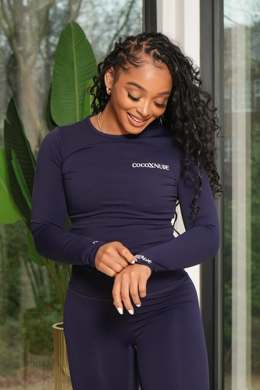 Navy Winter Long Sleeve Set